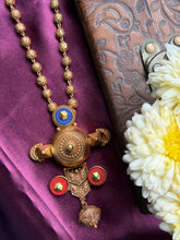 Load image into Gallery viewer, Statement vintage style 925 silver necklace