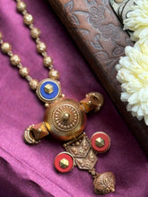 Load image into Gallery viewer, Statement vintage style 925 silver necklace