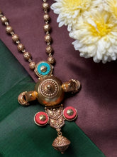 Load image into Gallery viewer, Statement vintage 925gold polish neckchain