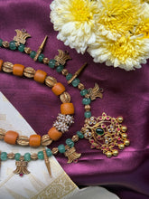 Load image into Gallery viewer, Statement vintage style multilayer gold polish necklace