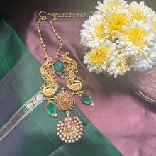 Load image into Gallery viewer, Statement vintage style 925 silver necklace