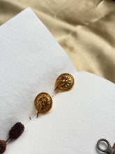 Load image into Gallery viewer, Vintage inspired (925 silver)stud earrings in gold polish