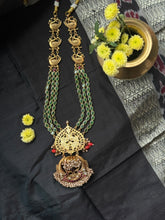 Load image into Gallery viewer, One of a kind gold polish kundan work statement necklace
