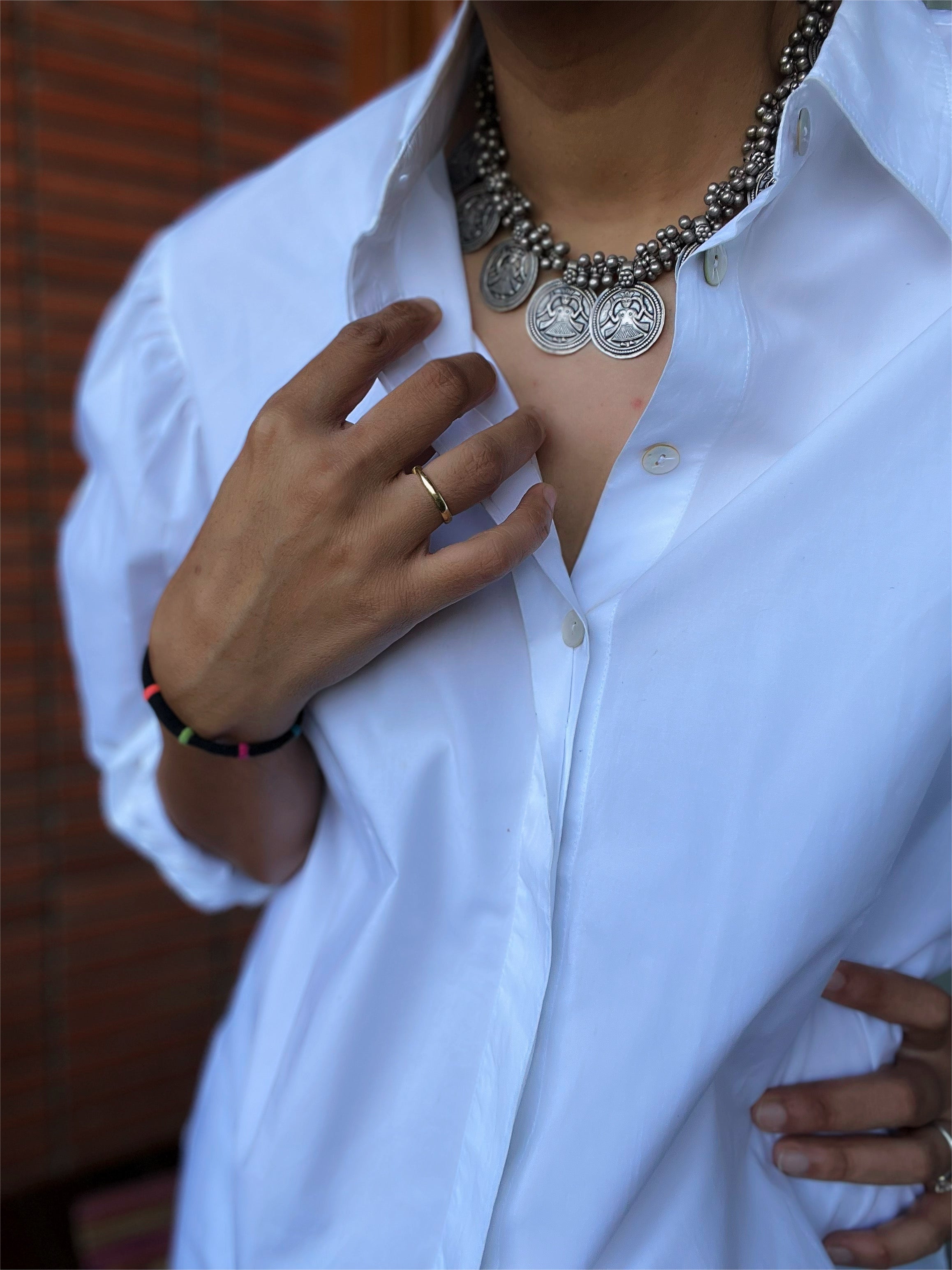 Tribal coin necklace Potpourri Studio