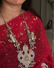 Load image into Gallery viewer, One of a kind vintage silver necklace