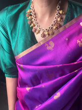 Load image into Gallery viewer, Statement vintage style necklace set in silver 925 &amp; gold polish
