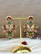 Load image into Gallery viewer, Nose ring statement earrings
