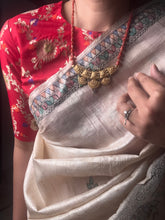 Load image into Gallery viewer, One of a kind silver coral necklace
