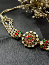Load image into Gallery viewer, One of a kind silver kundan choker
