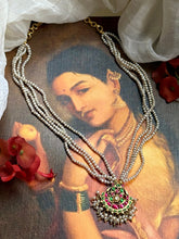Load image into Gallery viewer, Pearl bunch kundan necklace 4
