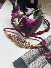 Load image into Gallery viewer, Meenakari Kundan choker with thread work
