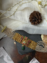 Load image into Gallery viewer, One of a kind silver pearl choker
