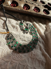 Load image into Gallery viewer, Emerald Green Choker set
