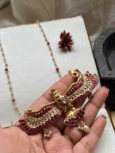 Load image into Gallery viewer, One of a kind statement pannchi pendant necklace
