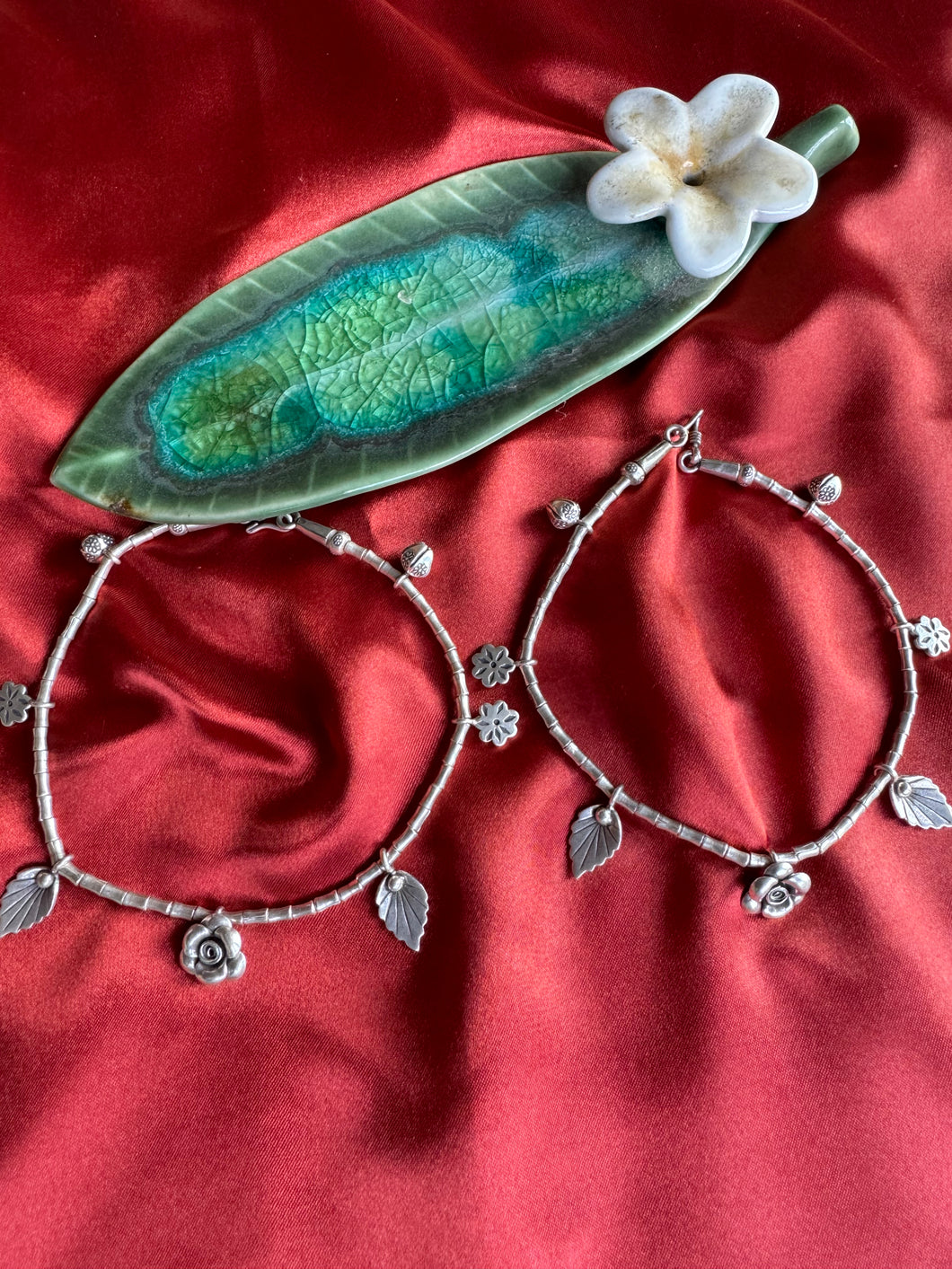 Silver anklets-Balinese