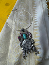 Load image into Gallery viewer, One of a kind contemporary silver necklace
