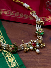 Load image into Gallery viewer, One of a kind silver pearl choker
