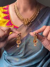 Load image into Gallery viewer, Statement vintage style goddess Laksmi necklace
