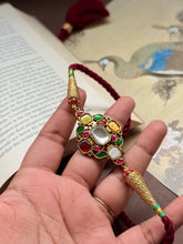 Load image into Gallery viewer, Kundan choker with adjustable thread work
