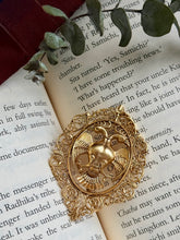Load image into Gallery viewer, Statement vintage 925gold polish gandaberunda brooch
