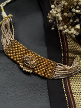 Load image into Gallery viewer, One of a kind silver pearl choker
