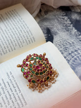 Load image into Gallery viewer, One of a kind rakodi pendant in silver 925 and gold polish
