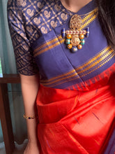 Load image into Gallery viewer, Statement vintage 925gold polish hasli with pendant-5
