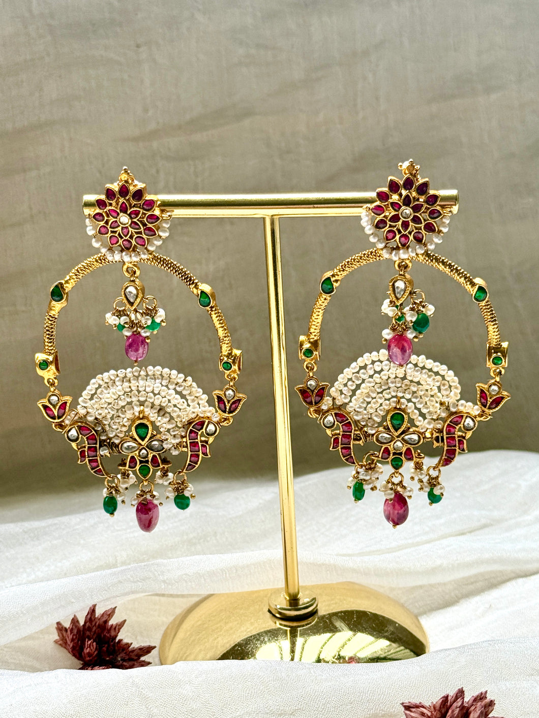 Nosering statement earrings