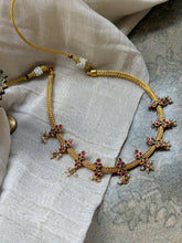Load image into Gallery viewer, Vintage style choker in silver 925
