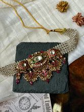Load image into Gallery viewer, One of a kind statement pearl &amp; kundan necklace
