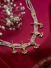 Load image into Gallery viewer, One of kind silver &amp; pearl choker
