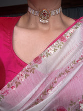 Load image into Gallery viewer, One of a kind silver pearl &amp; kundan choker
