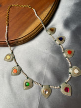 Load image into Gallery viewer, One of a kind Navratna jade necklace
