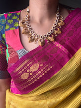 Load image into Gallery viewer, Statement vintage style necklace set in silver 925 &amp; gold polish
