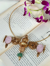 Load image into Gallery viewer, Statement vintage pendant hasli necklace
