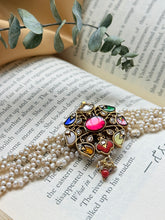 Load image into Gallery viewer, Statement navratna pearl choker
