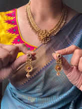 Load image into Gallery viewer, Statement vintage style goddess Laksmi necklace
