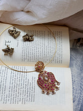 Load image into Gallery viewer, Gandaberunda statement pendant
