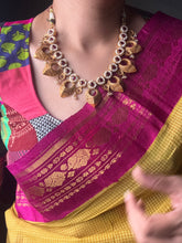 Load image into Gallery viewer, Statement vintage style necklace set in silver 925 &amp; gold polish
