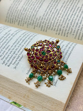 Load image into Gallery viewer, One of a kind rakodi pendant in silver 925 and gold polish
