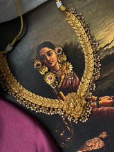 Load image into Gallery viewer, Statement vintage style goddess Laksmi necklace

