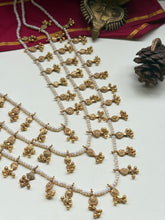 Load image into Gallery viewer, Statement multilayer pearl necklace
