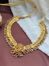 Load image into Gallery viewer, Statement vintage style goddess Laksmi necklace
