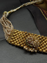 Load image into Gallery viewer, One of a kind silver pearl choker
