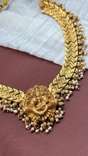 Load image into Gallery viewer, Statement vintage style goddess Laksmi necklace
