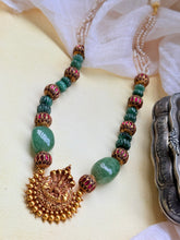 Load image into Gallery viewer, Statement vintage style nagru necklace
