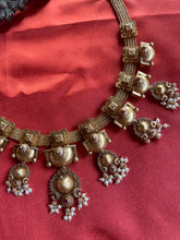 Load image into Gallery viewer, Statement vintage 925gold polish necklace
