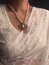 Load image into Gallery viewer, Pearl bunch kundan necklace 2
