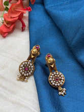 Load image into Gallery viewer, Vintage style statement earrings
