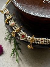 Load image into Gallery viewer, One of a kind silver pearl choker
